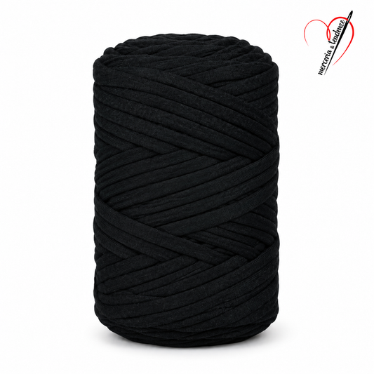 Fettuccia Lycra Essenza nera, articolo 846230, gomitolo senza etichetta