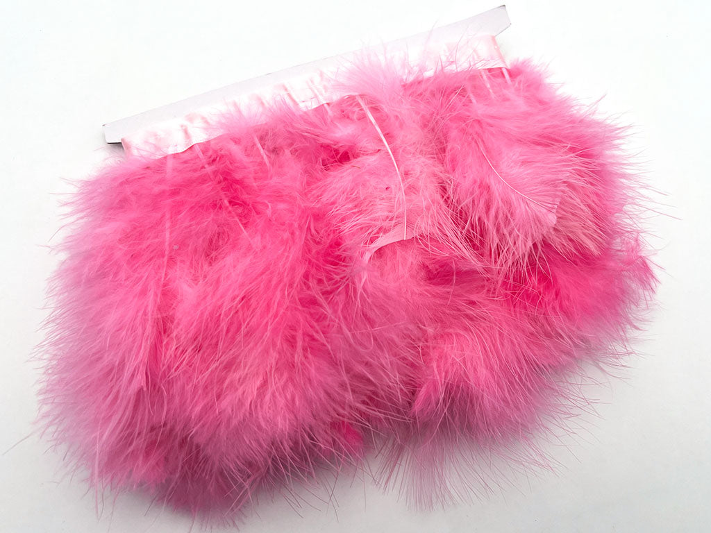 Frangia piume di struzzo Fucsia P266-050