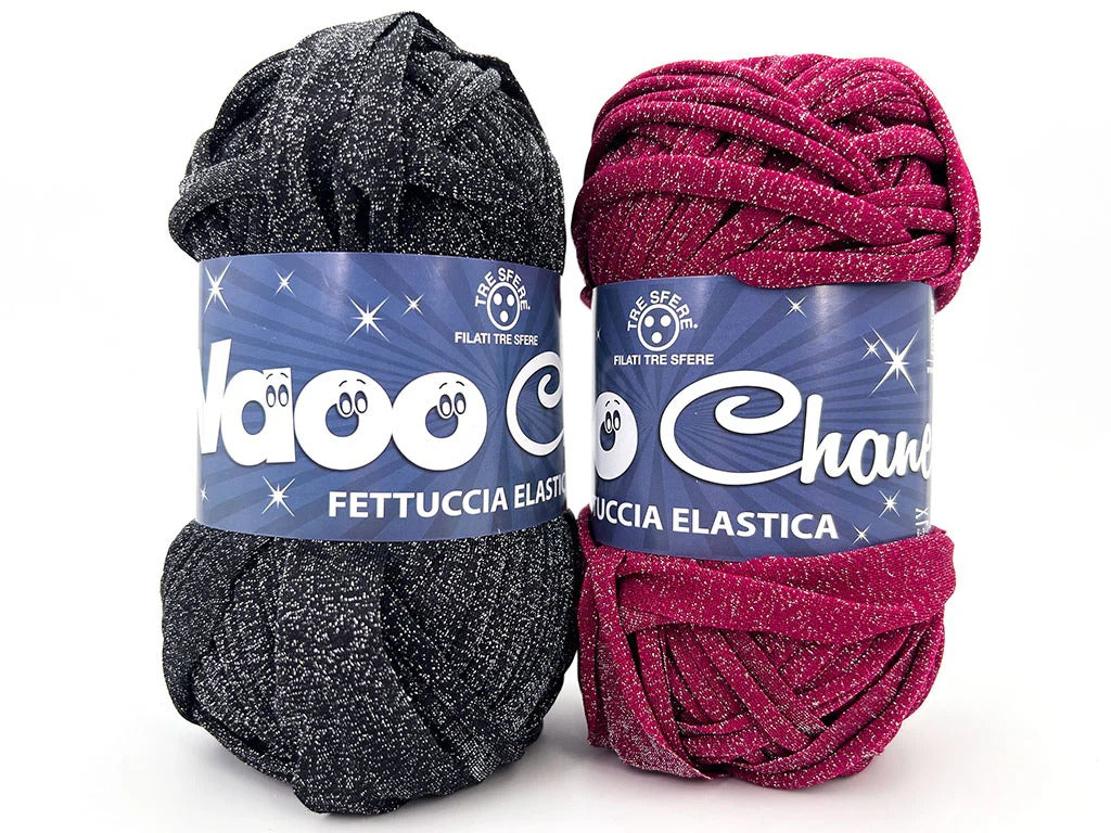 FETTUCCIA WAOO LYCRA Lurex  CF150GR. 60MT. 70% PA 30% PET Merceria & Tendenze