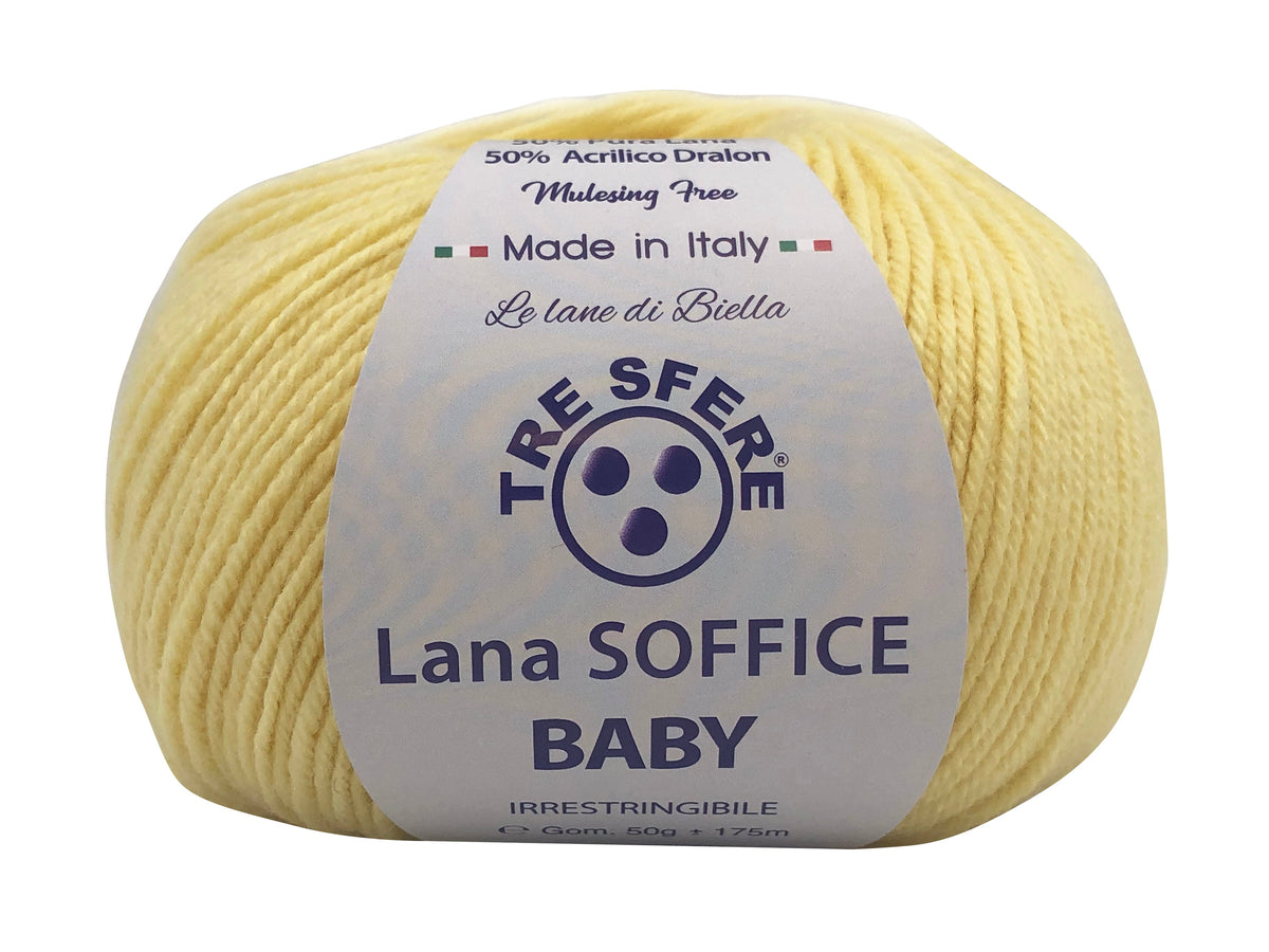 Lana Soffice Baby Tre Sfere - Giallo Limone LS15-02