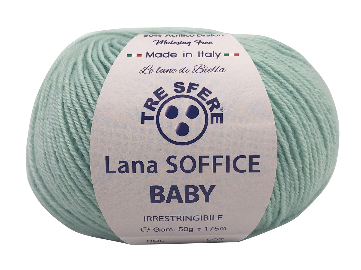 Lana Soffice Baby Tre Sfere - Verde Acqua LS15-21