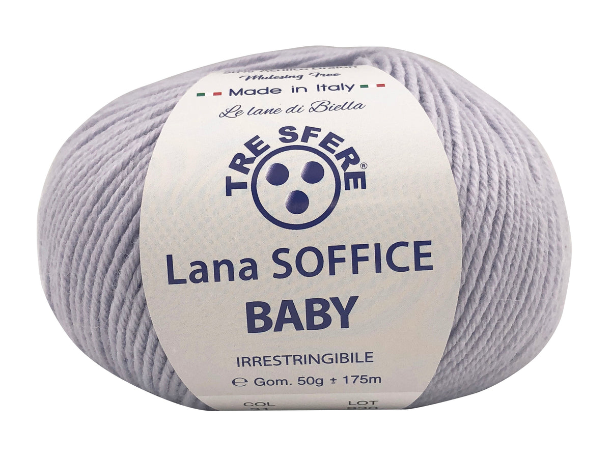 Lana Soffice Baby Tre Sfere - Grigio Perla LS15-31