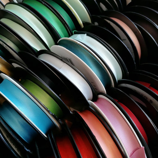 Box of 20 Meters of Bias Binding in Assorted Colors – 14/25 mm – Satin or Cotton