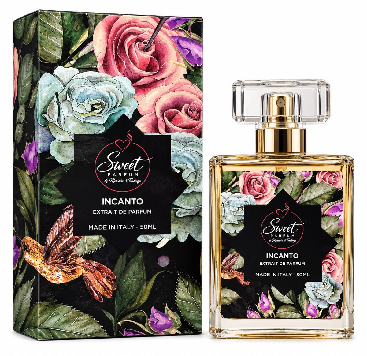 Sweet Parfum Incanto 50 ml, flacone e confezione